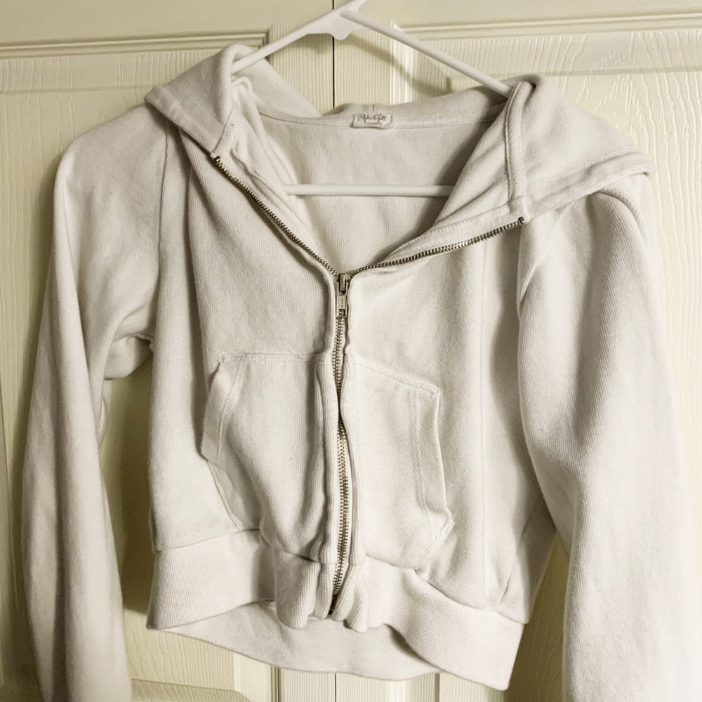 CROPPED BRANDY MELVILLE ZIP UP